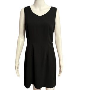 CDC Vintage Little Black Dress with Side Buttons Size 8